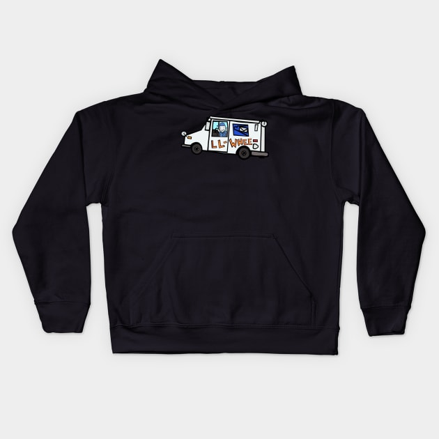 LLV LL-Whee!! Happy Mail Man Kids Hoodie by Sparkleweather